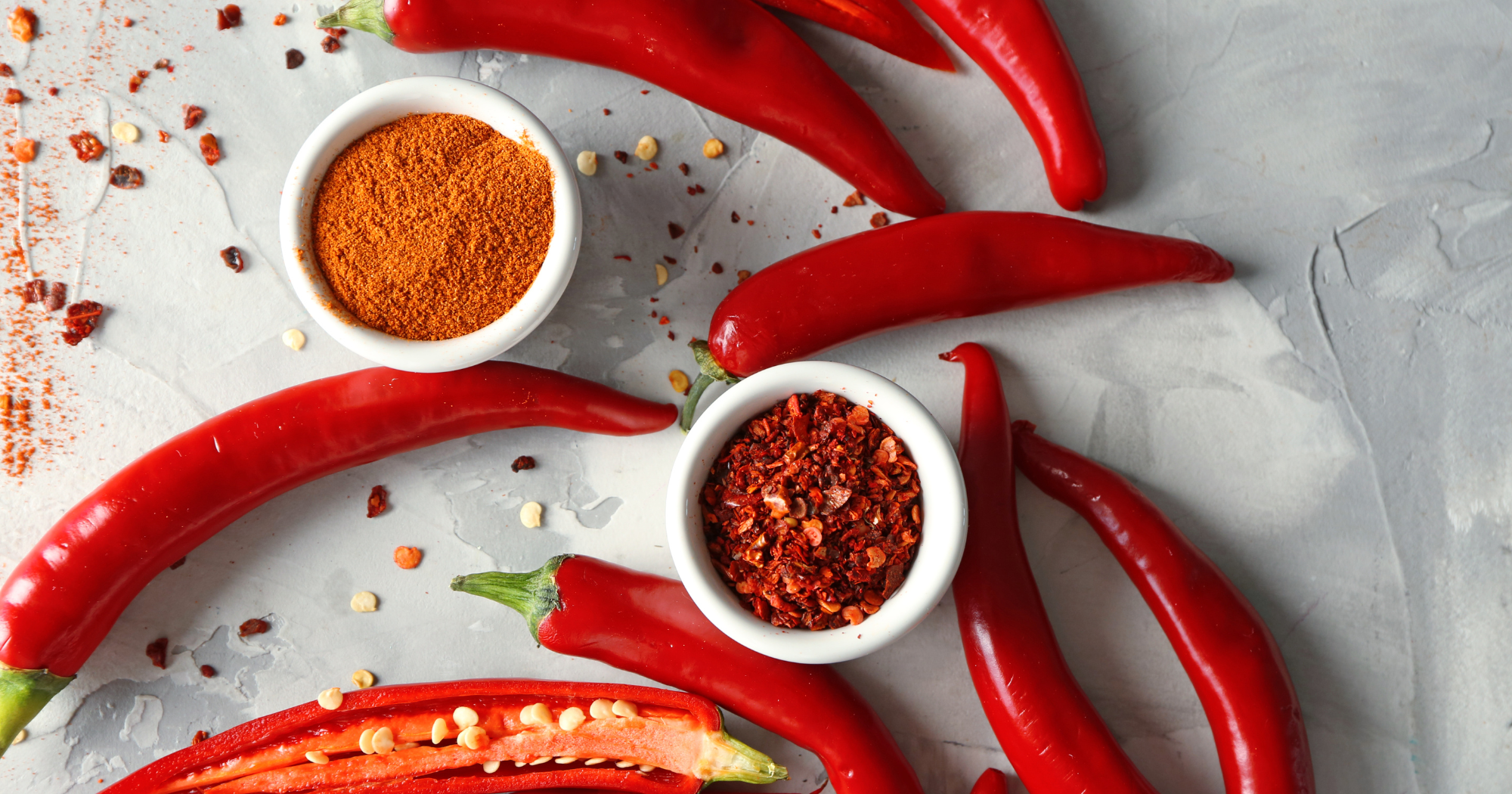 Chili peppers and spices