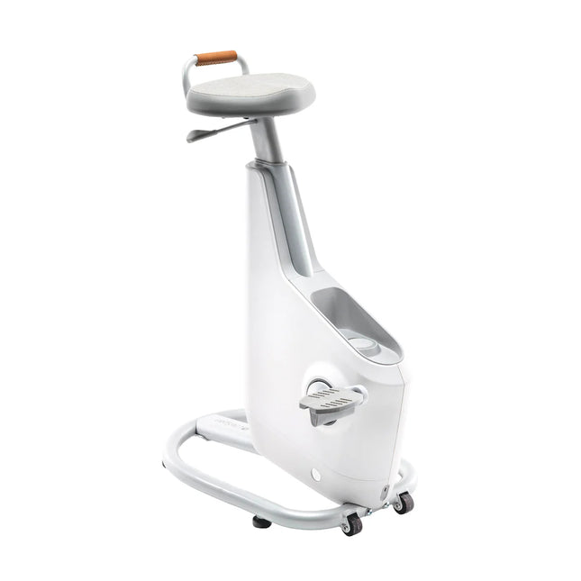 LifeSpan Ampera Under Desk Bike - Glacier White